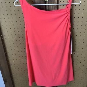 Womens TRIMSHAPER One-Piece Swimsuit Size 10 Orange/Black NWT